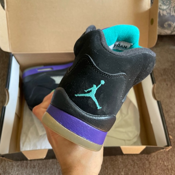 air jordan 5 retro black grape - Picture 3 of 7